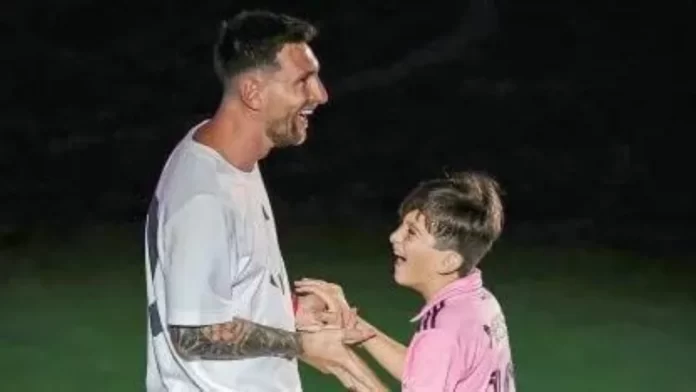 Lionel Messi's 10-year-old son, Thiago, joins Inter Miami Under-12s