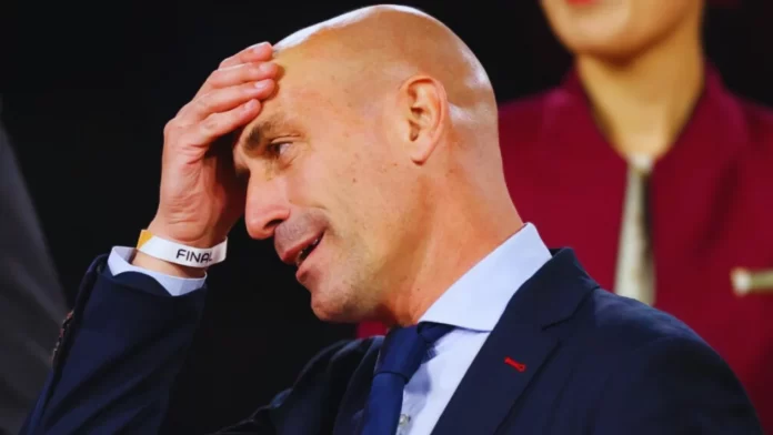 Luis Rubiales Bejar is subject to a 15-year ban from FIFA