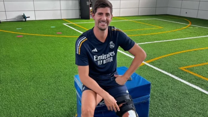Thibaut Courtois reassures Real Madrid fans about his injury